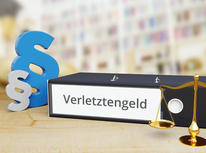 Paragraphenzeichen, Ordner mit Gesetzestexten